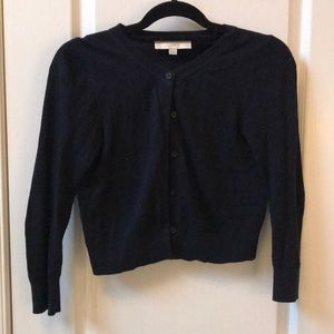 Navy 3/4 length cardigan